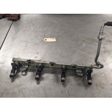 114L205 Fuel Injectors Set With Rail From 2013 Nissan Rogue  2.5 16600JA000 Japan Built